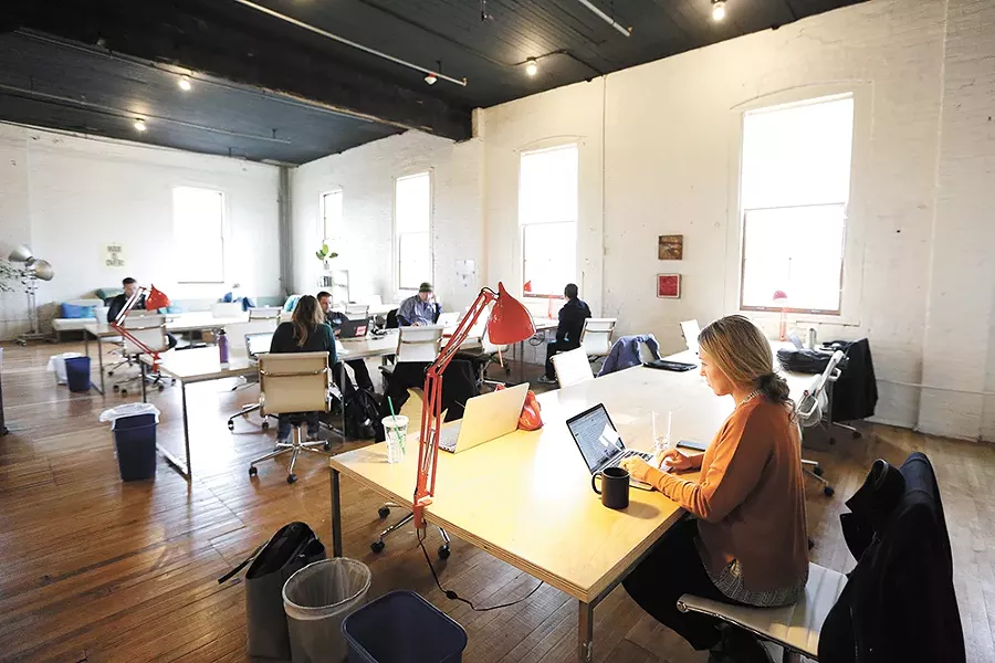Local tech freelancers rely on coworking businesses like Fellow (pictured) for convenient work space and collaboration. - YOUNG KWAK