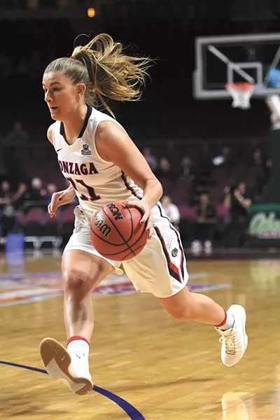 Laura Stockton is part of a team that took some time to find its way — just in time for the NCAA tournament. - KYLE TERADA
