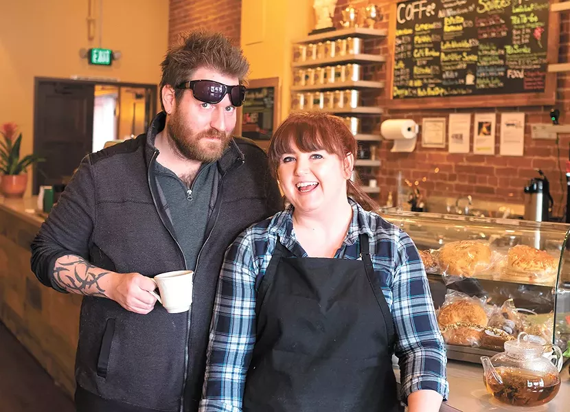 Thomas Kilborn and Savannah Breeden are introducing tea to Spokane’s masses. - HECTOR AIZON
