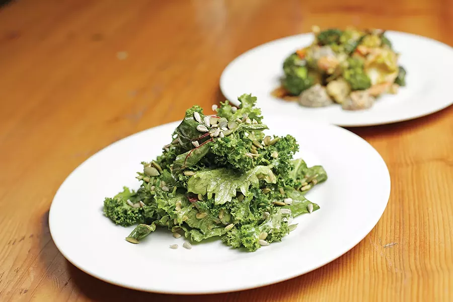 Two options for these tricks of the vegan chef's trade. - YOUNG KWAK