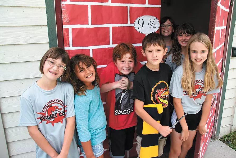 Spend a week immersed in the magical world of Harry Potter at St. George's School.
