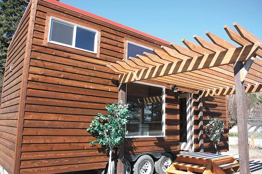 The tiny home sleep three. - SAMANTHA WOHLFEIL PHOTO