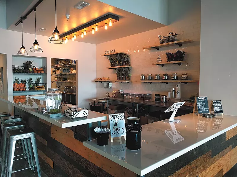 The new juice spot offers a diverse menu of healthy options. - CHEY SCOTT