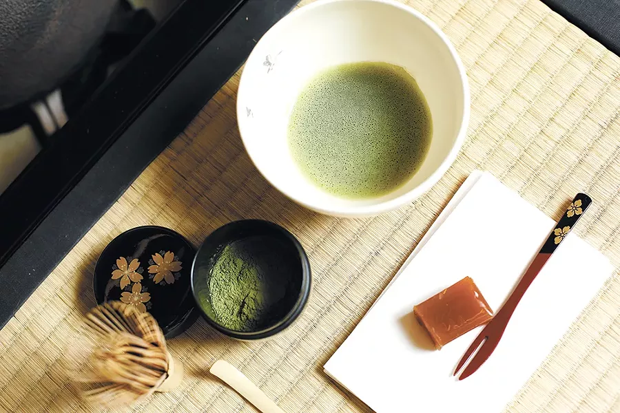 A traditional matcha tea ceremony follows several prescribed steps. - YOUNG KWAK