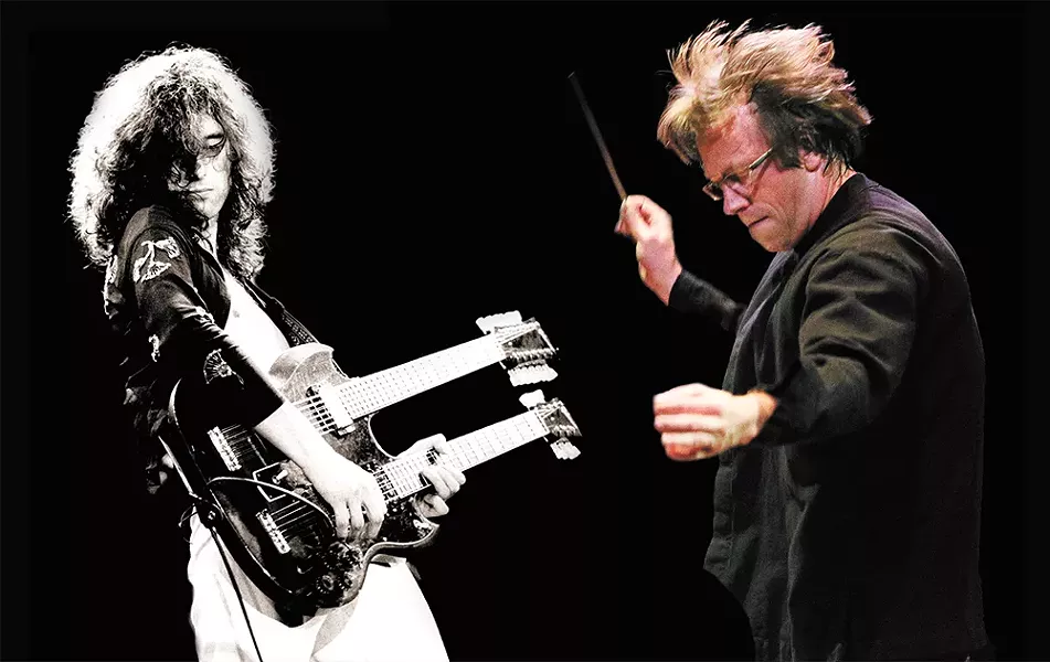 The Spokane Symphony will channel Jimmy Page's guitar wizardry.