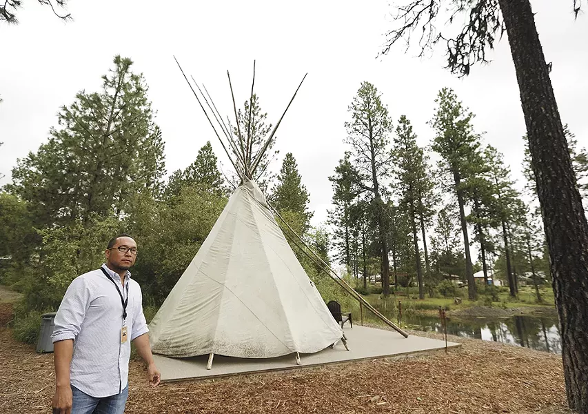 Coeur d'Alene Casino Resort and Hotel Cultural Affairs Director Quanah Matheson. - YOUNG KWAK