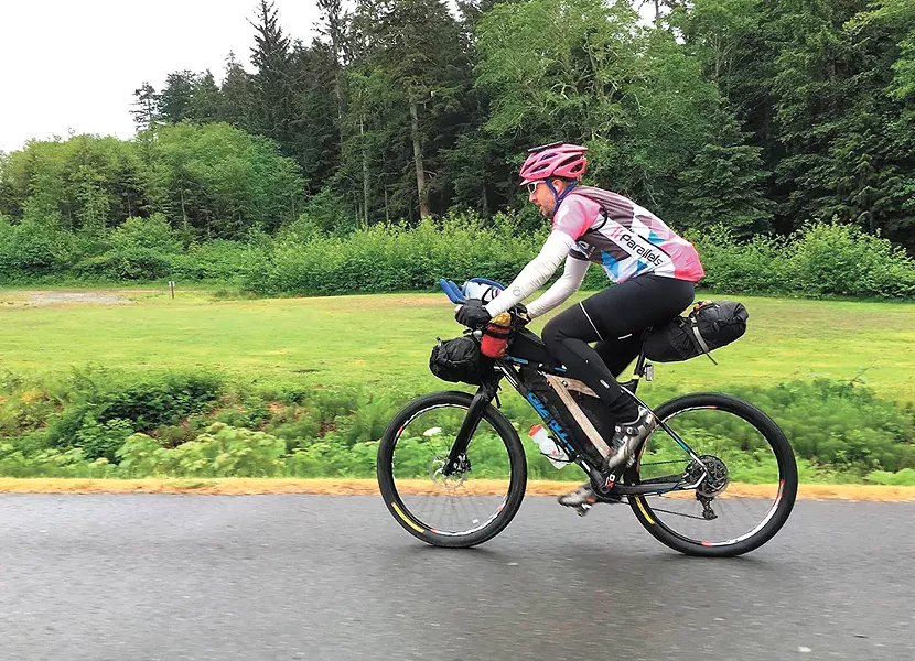 Want to push yourself? OK, try the Cross-Washington Mountain Bike Route.
