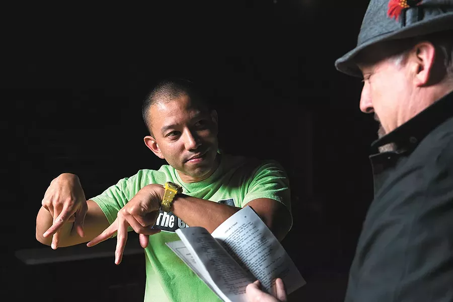 Frank Tano (left) is back at the Blue Door Theatre as its artistic director. - YOUNG KWAK