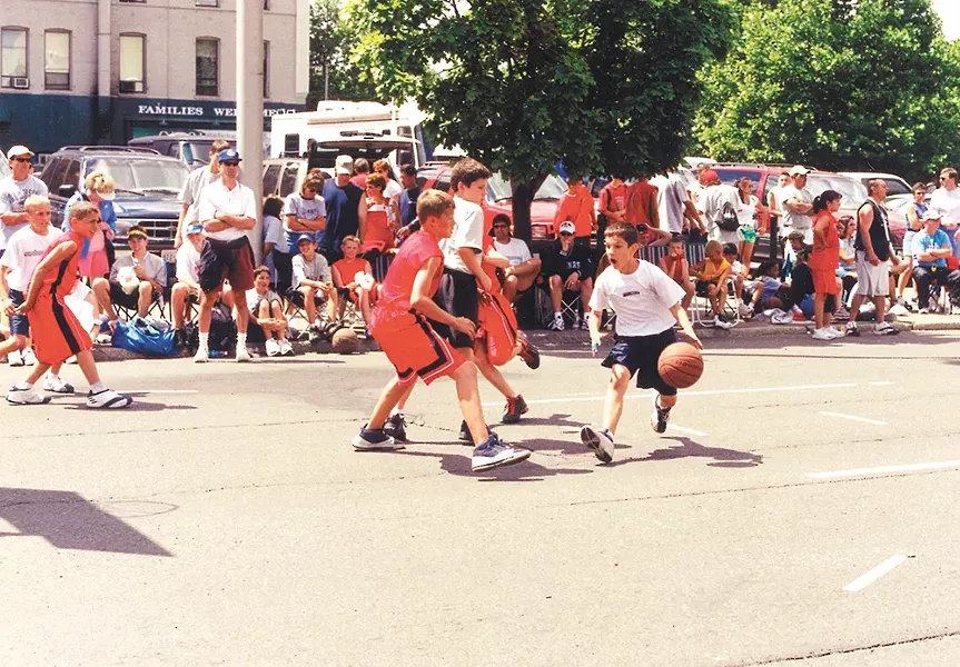 The killer basketball instinct started early for the author. | Michele Criscione photo - MICHELE CRISCIONE