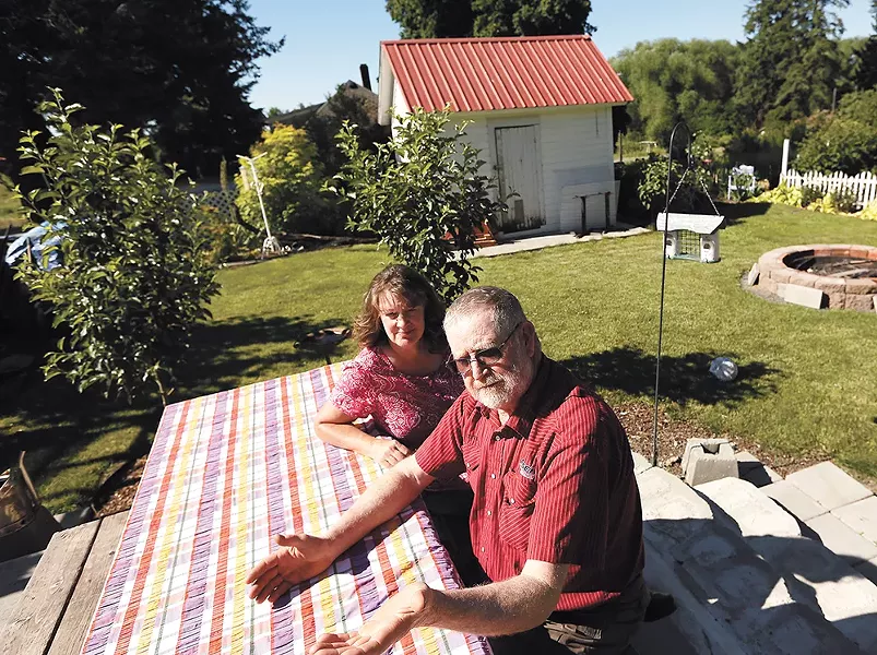 Latah Councilman Steve Leitz and his wife Laurie aren't sure the town should stay incorporated. - YOUNG KWAK