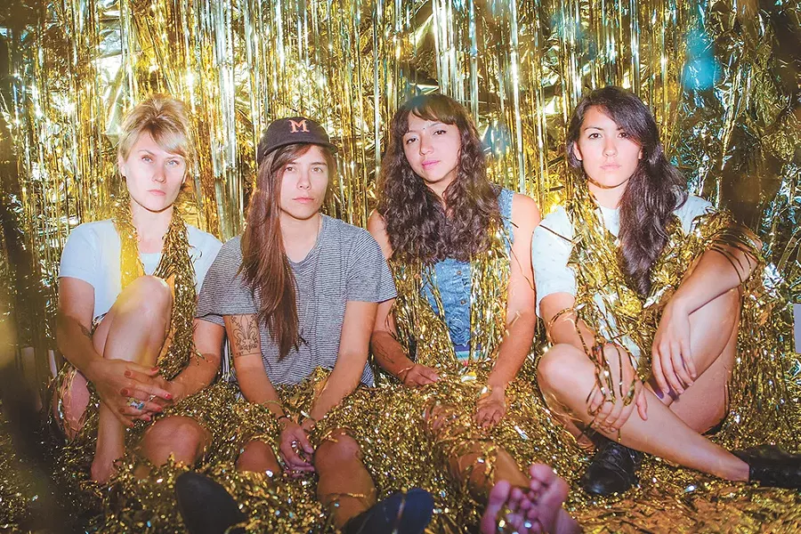 Shana Cleveland, second from right, channels the vastness of Los Angeles on La Luz's upcoming third record. - ANDREW IMANAKA