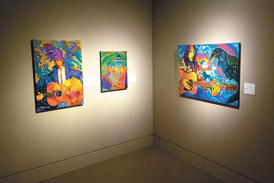 Collaborative pieces by Ric Gendron and Melissa Cole. - STUART DANFORD