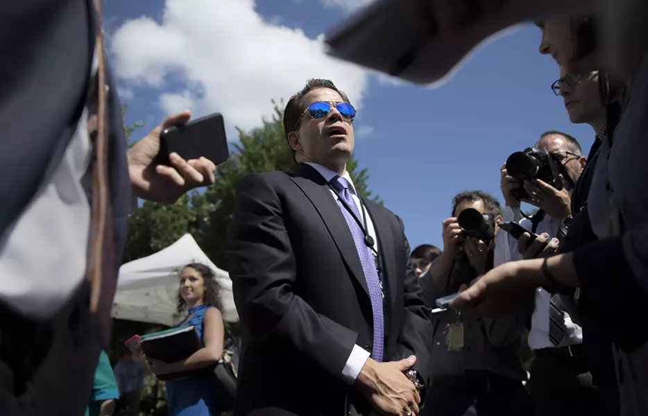 Anthony Scaramucci, pictured last week. - TOM BRENNER/THE NEW YORK TIMES
