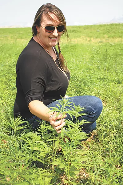 Jackie Richter, the tribes' "chief of hemp." - SAMANTHA WOHLFEIL