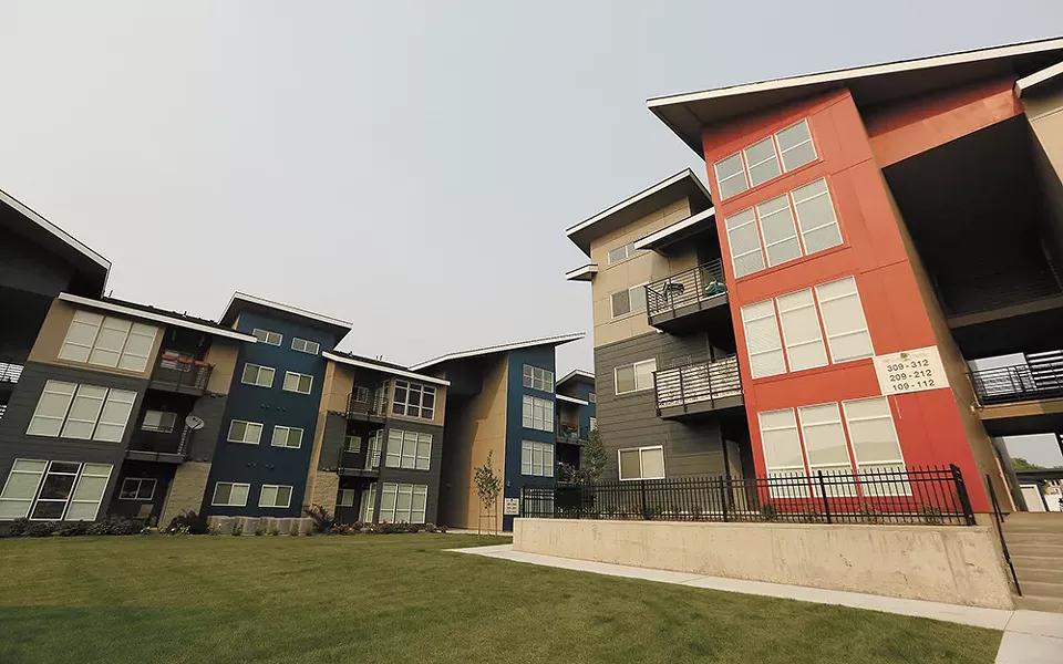 A large, new apartment development in Spokane Valley. - YOUNG KWAK