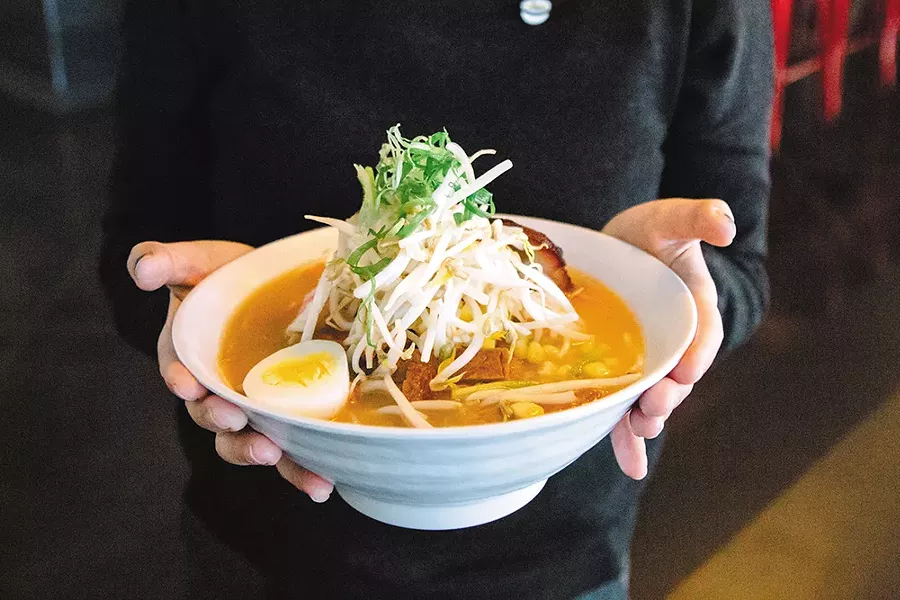 Chicken ramen at Nudo - JENNIFER DEBARROS