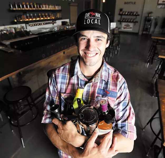 Mikel Lenox is the regular instructor at Dry Fly's Cocktail College. - YOUNG KWAK