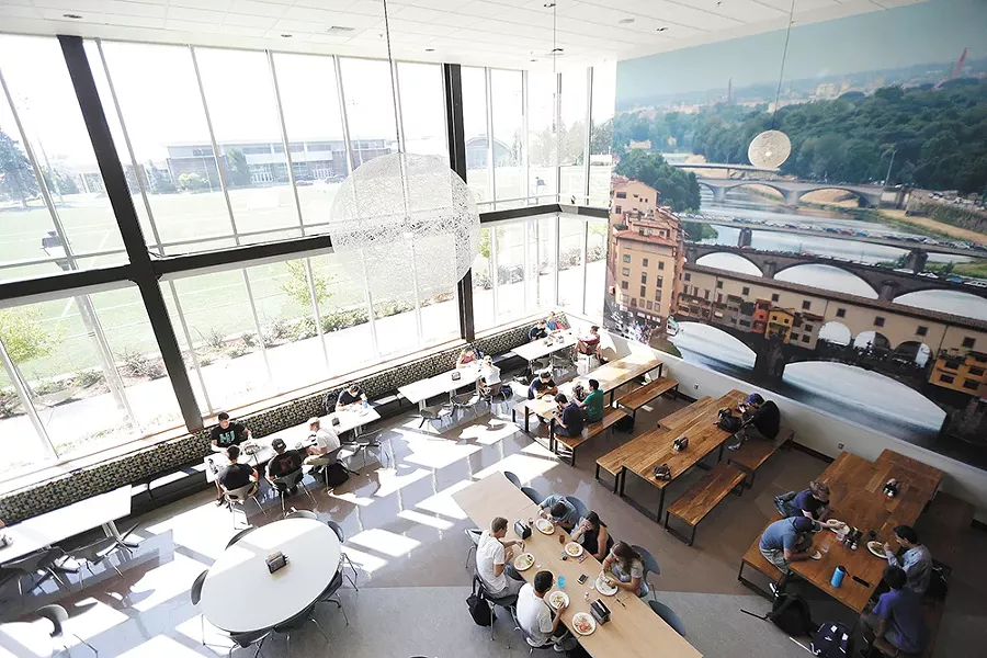 Spokane-area universities like Gonzaga, pictured here, are taking a new approach to campus dining. - YOUNG KWAK