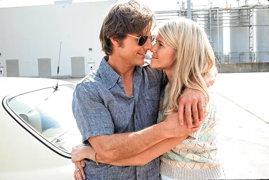 Tom Cruise is entertaining in a problematic true story.