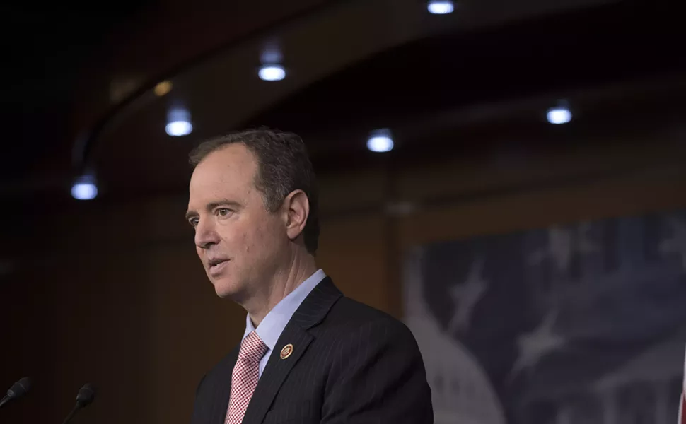 Rep. Adam Schiff (D-Calif.) speaks on Capitol Hill in Washington, March 22, 2017. Schiff, the top Democrat on the House Intelligence Committee, said he wants to know exactly what steps Twitter has taken to find covert Russian activity and what it has found so far about fake accounts, bots and their reach and impact. - STEPHEN CROWLEY/THE NEW YORK TIMES