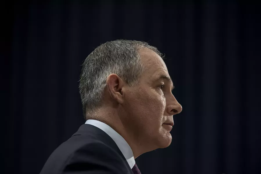 Scott Pruitt, head of the Environmental Protection Agency: "The war on coal is over." - GABRIELLA DEMCZUK/THE NEW YORK TIMES