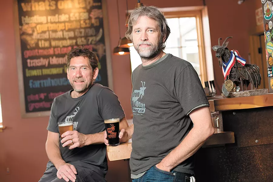 The loss of Iron Goat co-founder Paul Edminster (right) is being felt through the region. - YOUNG KWAK