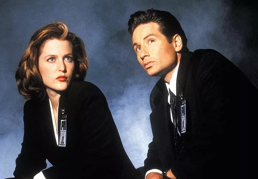 Watching The X-Files while partaking in pot might make you extra paranoid.