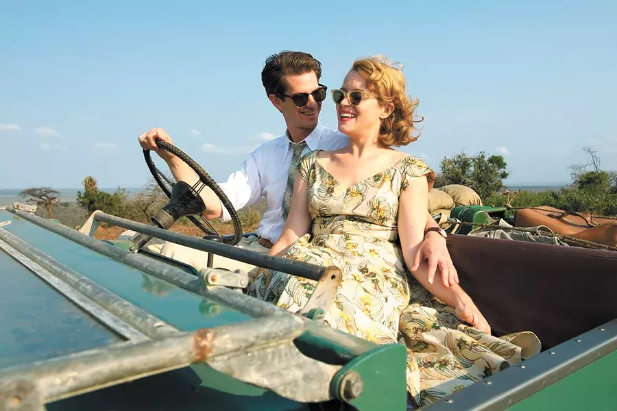 Andrew Garfield and Claire Foy before their lives are torn asunder by polio in Breathe.