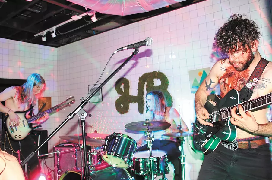 Charcoal Squids' frontman Joshua Bacha. - EMILY GRIFFIN PHOTO