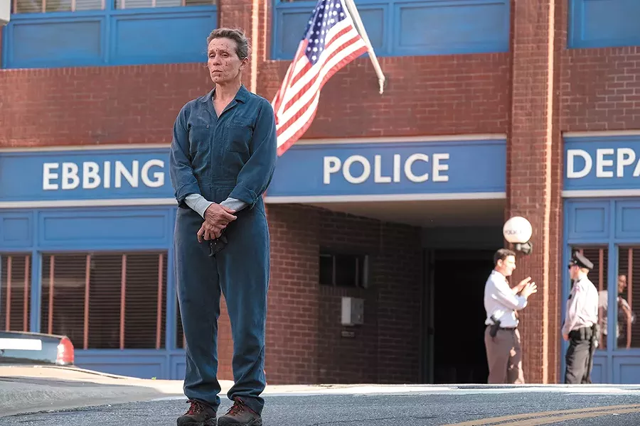 Frances McDormand seeks closure (and maybe revenge) in Three Billboards Outside Ebbing, Missouri.