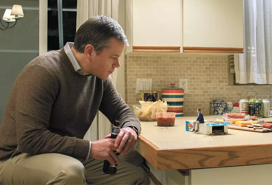 The not-so-incredible shrinking man: Matt Damon is an everyday guy who contemplates living just inches off the ground in Alexander Payne's Downsizing.