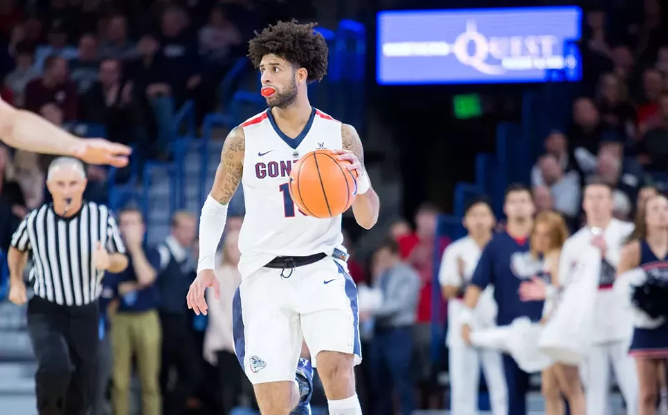 Josh Perkins is shooting 50 percent from long-range so far this season. - LIBBY KAMROWSKI