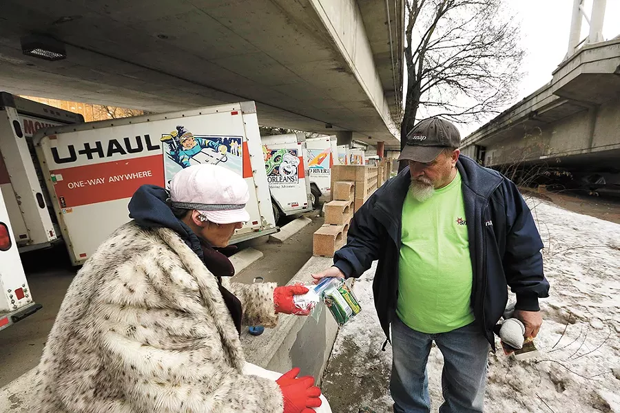 With a new homeless-count app, the city will be able to shift where outreach teams are being deployed. - YOUNG KWAK