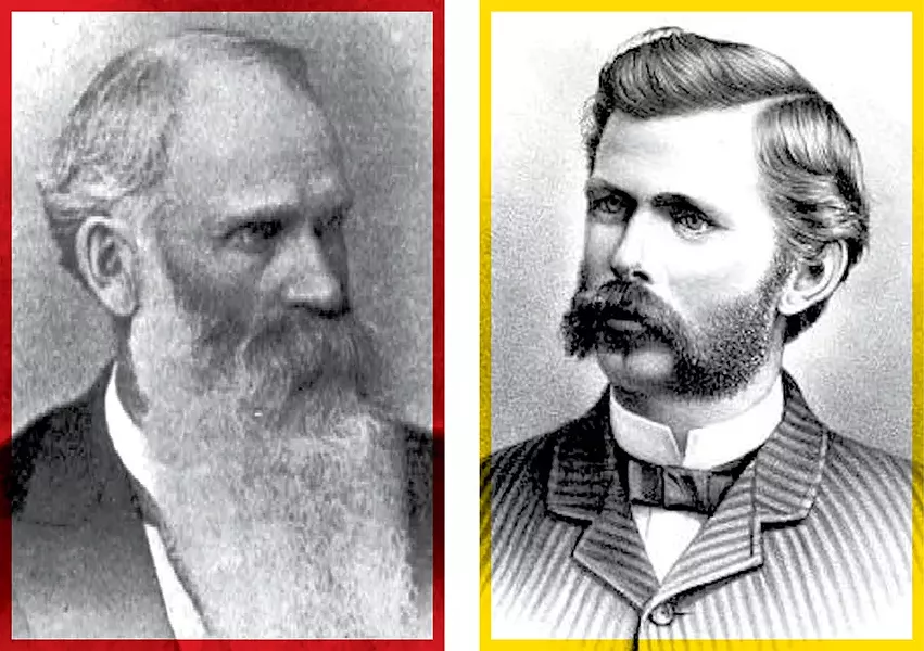 Anthony Cannon (left) and Francis Cook have differing views on their spat.