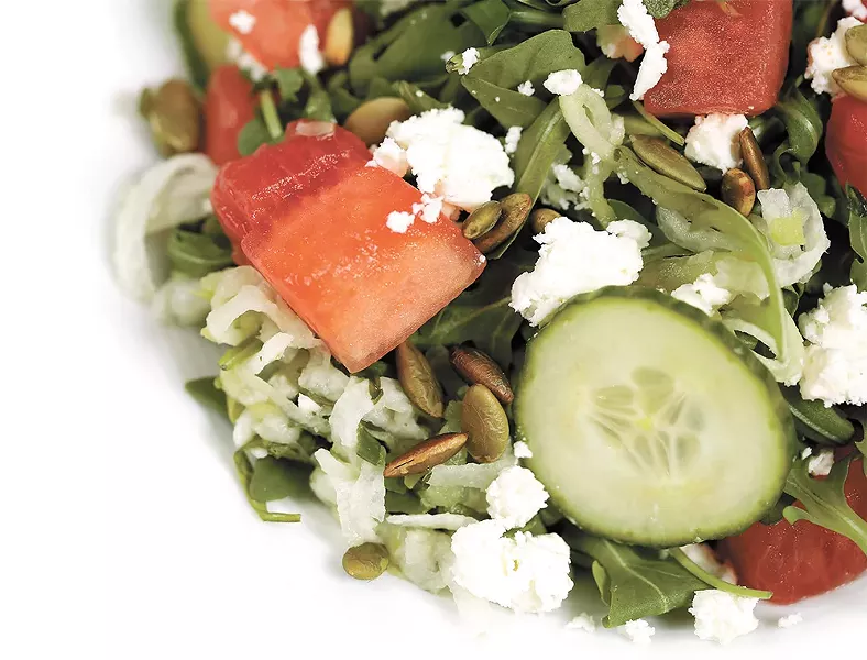Tortilla Union's watermelon salad