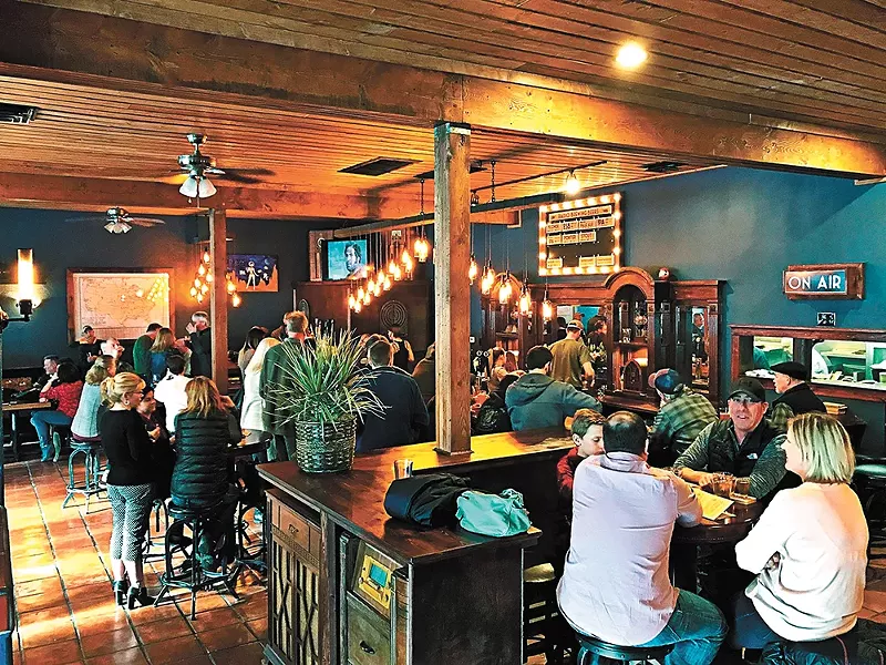 Radio Brewing opened in Kellogg last spring, and offers a rustic-meets-vintage vibe, with craft beers named after old-time radio programs.