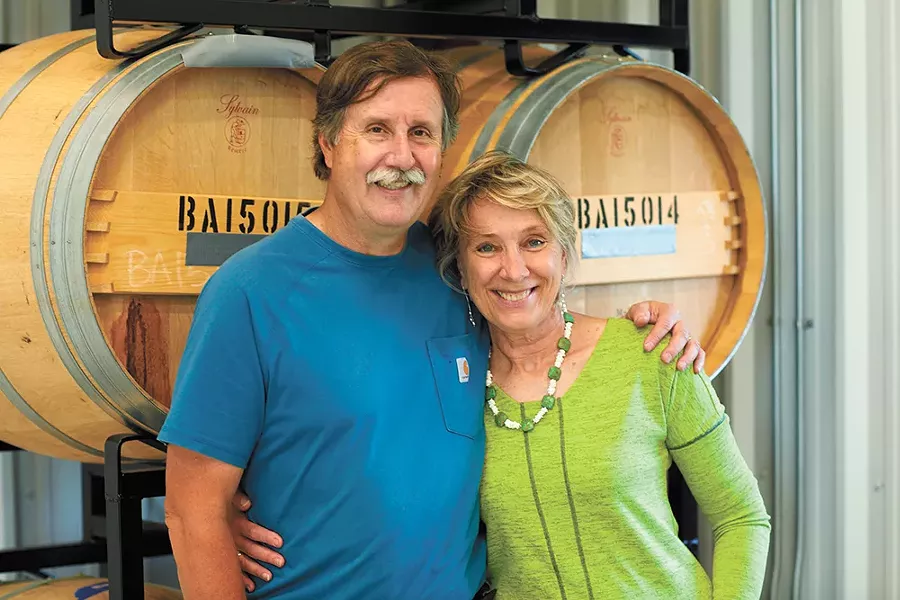 Phillip and Patricia Butterfield opened Winescape's tasting room last November. - DOUG ADESKO PHOTO