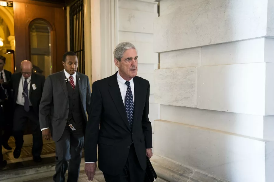 Robert Mueller, the special counsel investigating Russian interference in the 2016 election, at the Capitol in Washington, June 21, 2017. - DOUG MILLS/THE NEW YORK TIMES