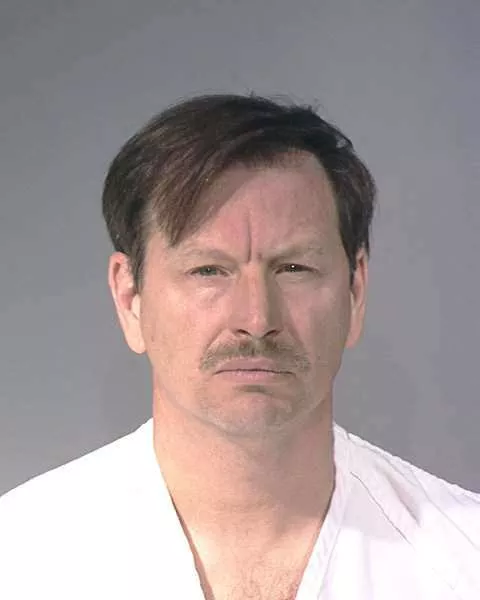Gary Ridgway in a 2001 mugshot - KING COUNTY SHERIFF'S OFFICE BOOKING PHOTO