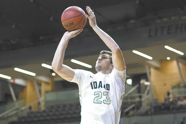 Nate Sherwood. - SPENCER FARRIN/UNIVERSITY OF IDAHO ATHLETICS PHOTO
