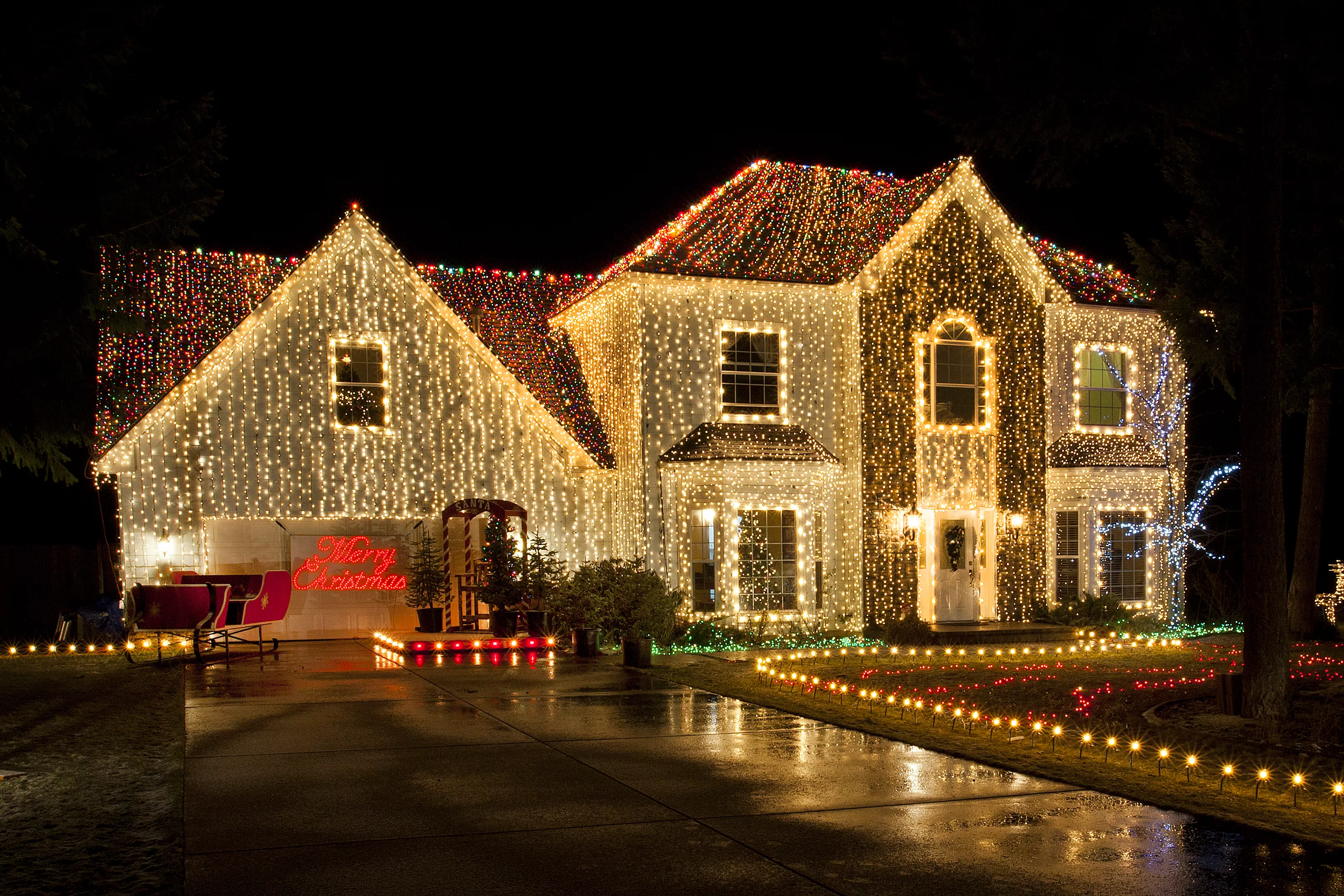 Christmas Light Hanging Service Raleigh Nc