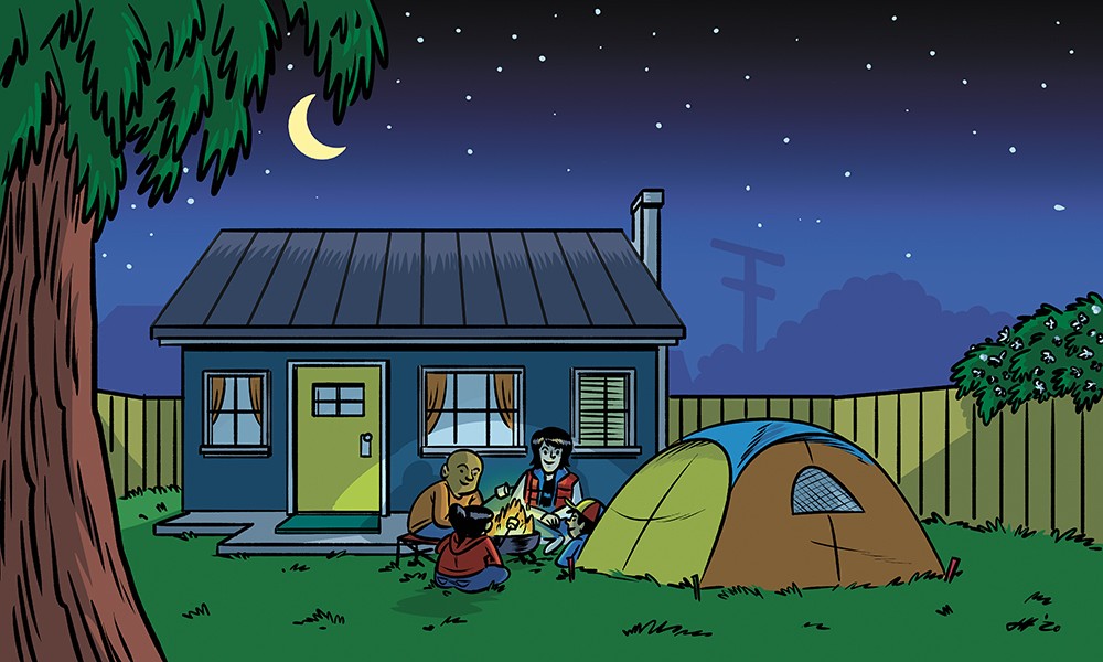 Craving An Outdoor Adventure But Not Wanting To Leave Home Backyard Camping Offers Plenty Of Possibilities Family Parenting Spokane The Pacific Northwest Inlander News Politics Music Calendar