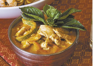 Thai Red Curry with Jasmine Rice available during The Great Dine Out