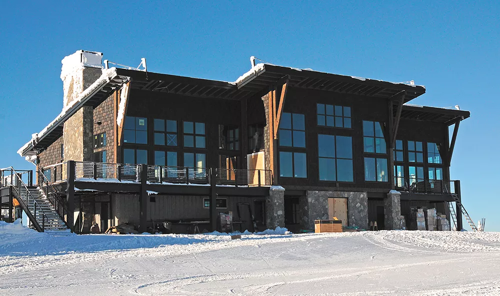 Schweitzer's new lodge brings food service and other amenities to the summit. - DIG CHRISMER