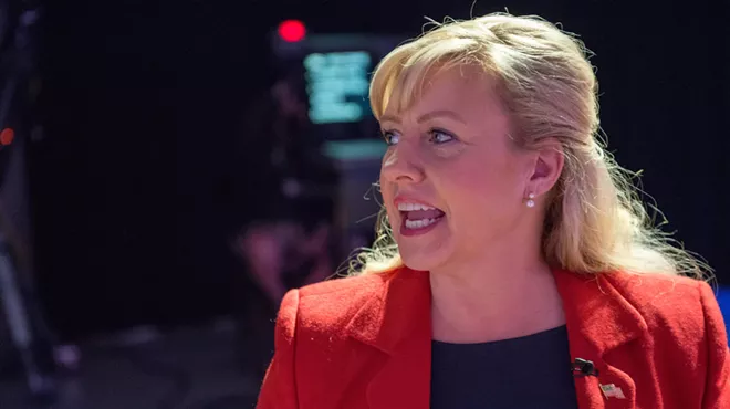 Rep. Jenny Graham represents the 6th District that covers parts of north Spokane, the South Hill and West Plains. Here she's seen at a KSPS debate in 2018.