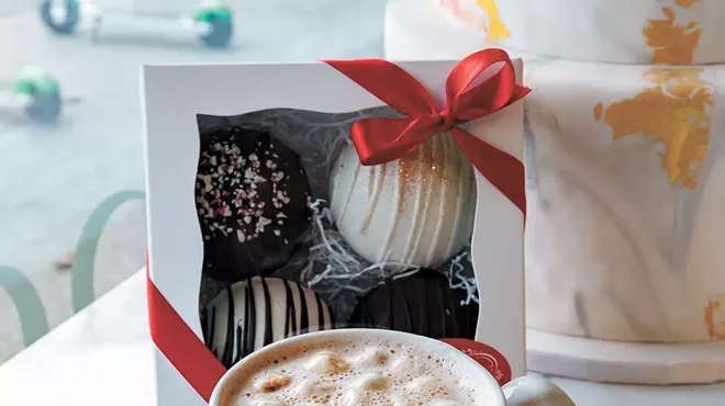 Hot cocoa bombs are hitting the region.