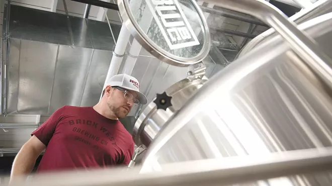 Brick West Brewing Co.'s head brewer Sam Milne.