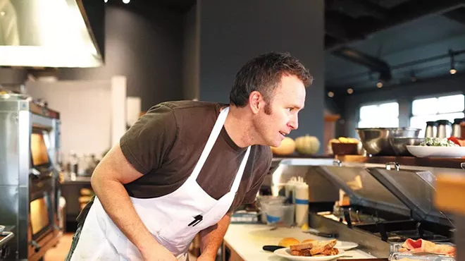 Central Food chef and owner David Blaine is pictured inside his now-closed Kendall Yards restaurant in this file photo.