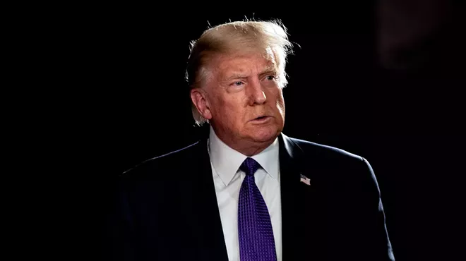 President Donald Trump on Aug. 15, 2020.