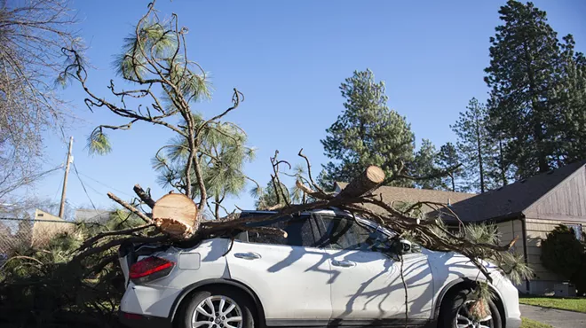Scenes around Spokane during the Jan. 13, 2021 windstorm